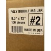 Value Mailers #2 Poly Bubble Mailers 8.5" x 12" Simple