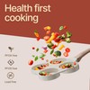 4-Cup Nonstick Frying Egg Pan White Marble, Granite Pancake Pan,