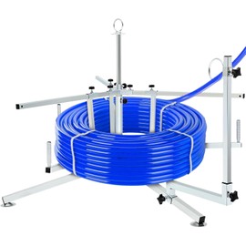 Pcmursal Pex Piping Uncoiler, Pipe Reel Dispenser for 3/8" to 1", Pex Tube Uncoiler Suitable for Pipes, Radiant Potable Water, Floor Heating Pipes