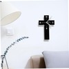 Ciieeo Mute Wall Clock Novelty Cross Shaped Decorative Clock for