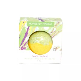 HONESTLY MARGO DEMI- MANGO TANGO BATH BOMB-SO MOISTURIZING!!