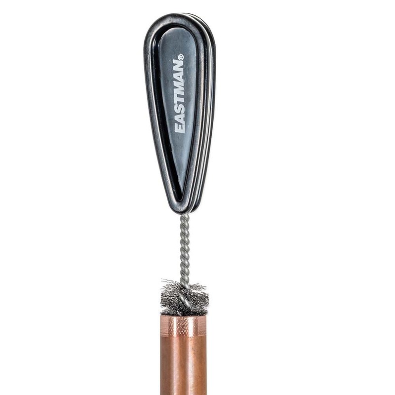 Eastman 3/4 Inch Copper Fitting Cleaning Brush, Plastic Handle, 45247