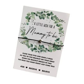Mummy to be wish bracelet. Pregnancy wish bracelet. Mum to be gift.