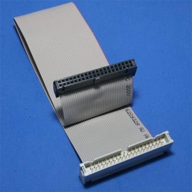 PCCABLES.COM 12 inch 40-Pin IDE Male to Female Extension Cable Free Shipping Designed in USA