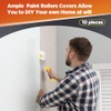 Leumoi 10 Pieces Corner Paint Roller Kit Including 9 Pcs