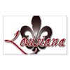 CafePress Louisiana Rectangle Bumper Sticker Car Decal
