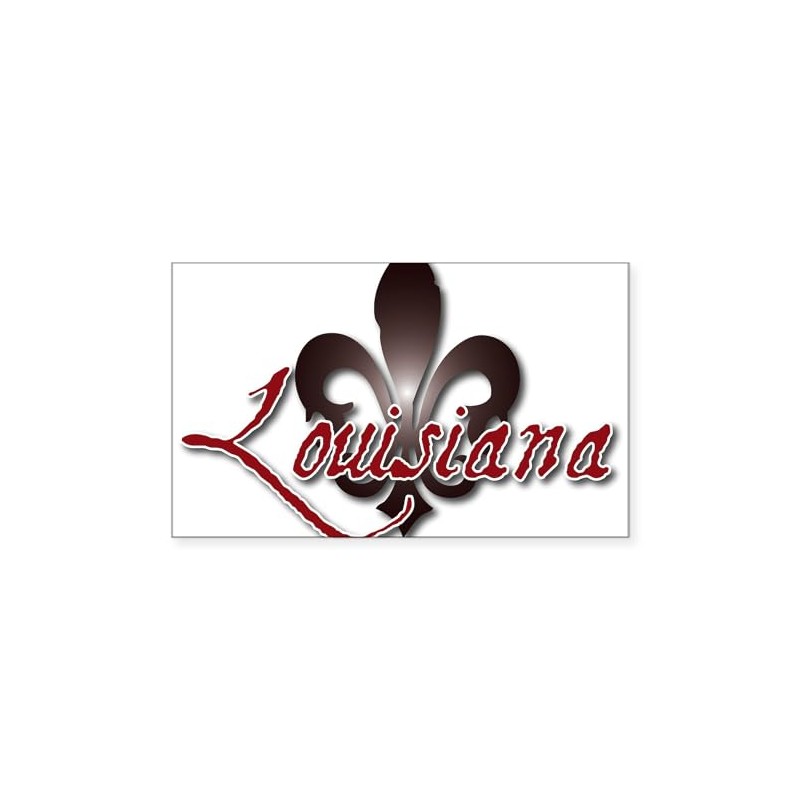 CafePress Louisiana Rectangle Bumper Sticker Car Decal