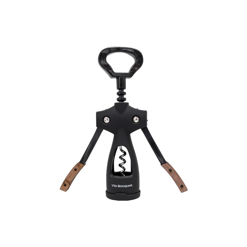 VB VIN BOUQUET FID 1304 Wing Corkscrew with Wooden Handle,