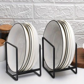 Stainless Steel Dish Rack, Vertical Plate Holder, Kitchen Organizer, Durable & Rust-resistant Kitchen Fixture Accessories