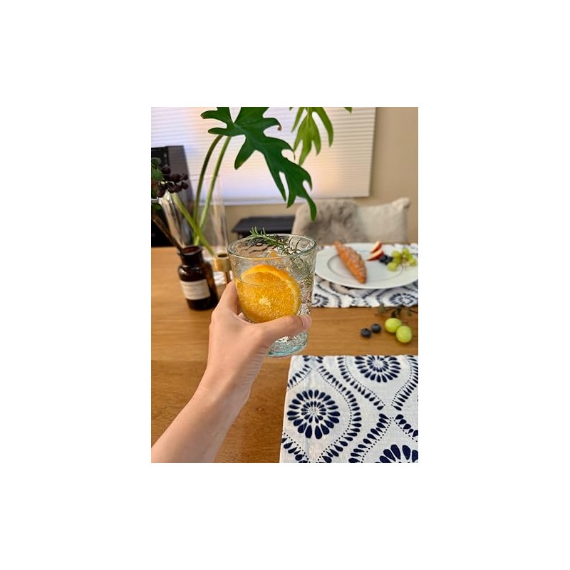 KLIFA - NICE - Juego de 6 vasos de acrílico,