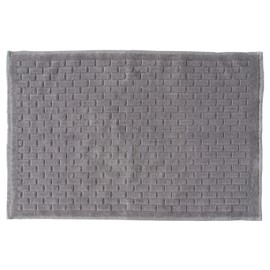 OKA Ag+ Bleach Towel Bath Mat, Approx. 15.7 x 23.6 inches (40 x 60 cm), Gray (Towel, Washable, Washable, Antibacterial, Deodorizing, Silver Ion)