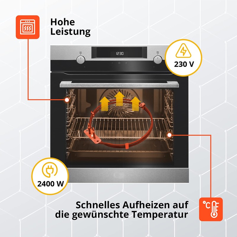 VIOKS Stove Heating Element 2400 W 230 V Replacement for