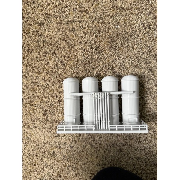 Unbranded Fuel Tank Silos - HO Scale - 1:87 Gauge