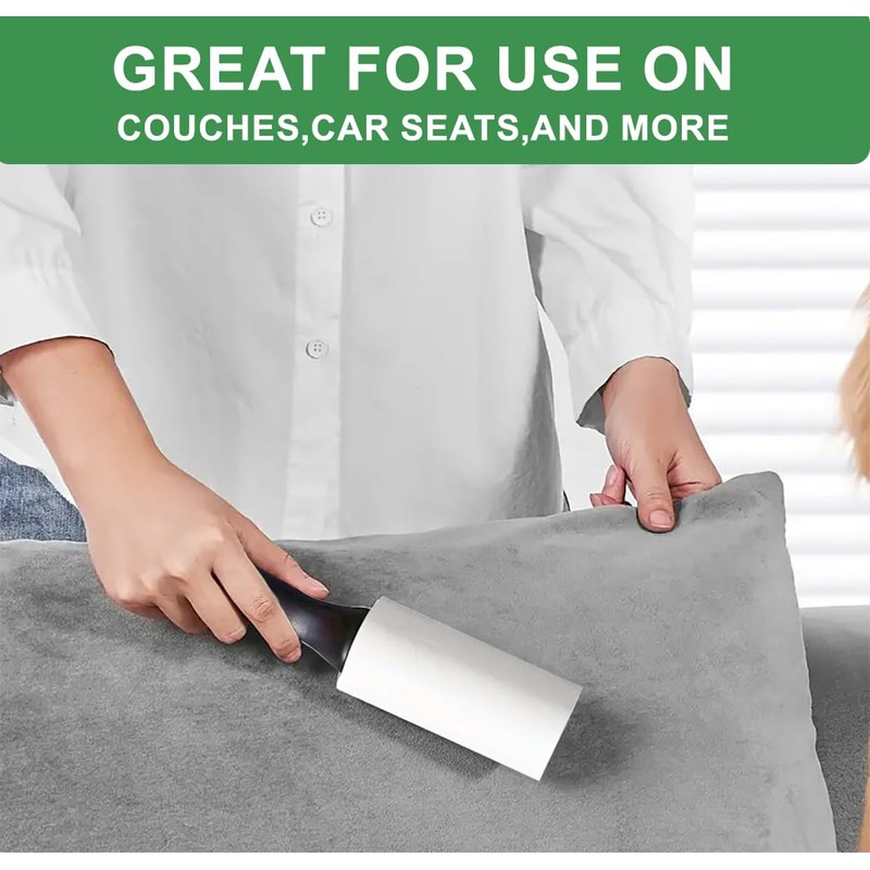 Vantaly Extra Sticky Lint Roller Refills,Fits Most 3.9"-4" Standard Size