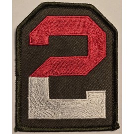 U.S. Army Second 2nd Army COLOR DRESS UNIFORM SSI PATCH MILITARY NEW NOS