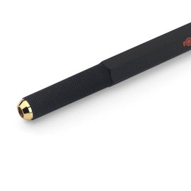 rOtring 800 Ballpoint Pen | Medium Point | Black Ink | Black Barrel | Refillable