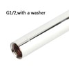 socialme-eu 4 Inch Stainless Steel Shower Extension Round with Chrome