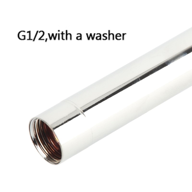 socialme-eu 4 Inch Stainless Steel Shower Extension Round with Chrome