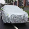 Car Cover Full Sedan Covers with Reflective Strip Sunscreen Protection