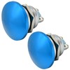 2 Pcs Mushroom Head 22mm Push Button Switch Waterproof IP66