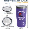 Snowboarding Purple Edition Viking Tumbler 20oz - Snowboarding - Ski