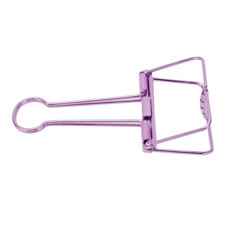 30Pcs Wire Binder Clips 2in Wide Hollow Out Strong Metal