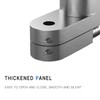 RICHSUM 2-Pcs Cross Hinge，Invisible Hinges，180 Degrees Invisible Folding Door Hinges,Concealed