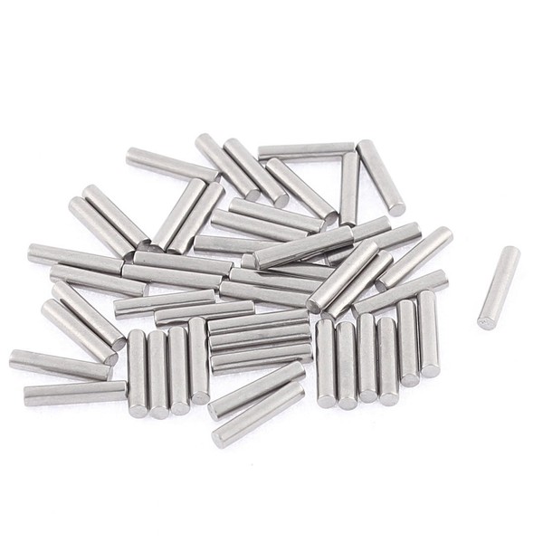 uxcell M2x10mm Stainless Steel Straight Knock Pin Rod Fastener 50pcs