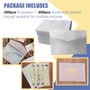 200 PCS Glassine Envelopes, 4.3 × 3.2 Inches Translucent Vellum