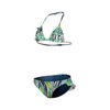 Arena Girls Water Print Bikini Triangle Two Pieces, Zebra, 62