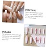 Ipetboom 24Pcs Long Flat Ballet Nail Tips