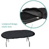 J&C Poker Table Cover Oval Poker Tables Covers Waterproof Folding