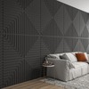Art3d 12-Pack Drop Ceiling Tiles 2x2 FT, PVC 3D Textured