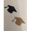 Graduation Cap Paper Cutout Card making Scrapbooking Grad Congrats