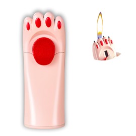 VISODBTA Cute Cartoon Animal Lighter Butane Refill, Pretty Aesthetic, Unique for Women Candles Gifts Camping BBQ (No Butane Fule) (14#)