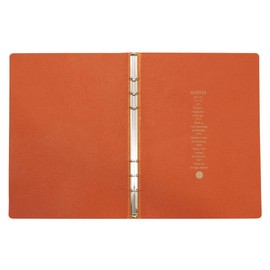 PLT Shrink 6 Hole Ring Leather A5 OR