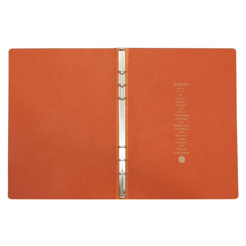 PLT Shrink 6 Hole Ring Leather A5 OR