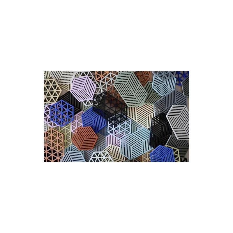 Zone Denmark Triangles Coaster, 16 x 14 x 0.9 cm,