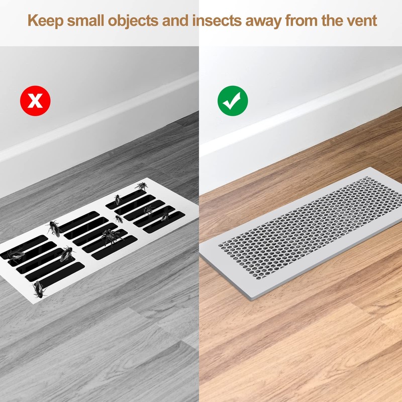 ENUODA Floor Vent Covers for Home Floor 2 Pack Silicone