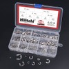 Hilitchi 300-Pcs 304 Stainless Steel E-Clip Circlip External Retaining Ring