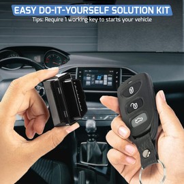 Keyless Entry Remote DIY Kit 4 Button Compatible with Hyundai Elantra 2007-2016. Sonata 2006-2014 (FCCID:OSLOKA-360T)
