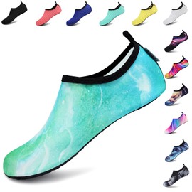 VIFUUR Water Sports Unisex Shoes Marble Green - 7.5-8.5 W US / 6-7 M US (38-39)