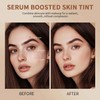 Foundation Stick Beauty Balm Serum Boosted Skin Tint,Solid Tinted Moisturizing