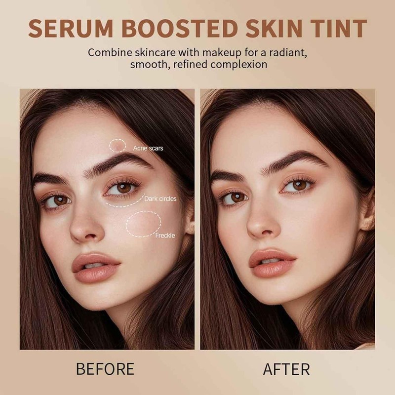 Foundation Stick Beauty Balm Serum Boosted Skin Tint,Solid Tinted Moisturizing
