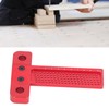 Woodworking Scriber T Square Ruler 100mm Aluminum Alloy Hole Positioning