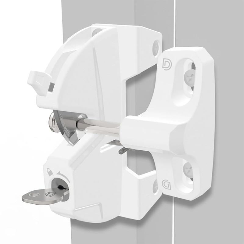 D&D Technologies LL3ALW LokkLatch, Locking Gate Gravity Latch, Key Lockable
