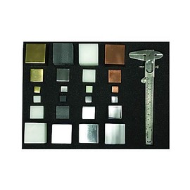 United Scientific Supplies DCPV05, PVC Density Cube, 1/2" Length