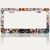 Sugar Skull License Plate Frame Skeleton Flowers License Plate Holders