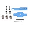 11Pcs Drill Hole Guide Jig Aluminium Alloy Dowel Drilling Locator