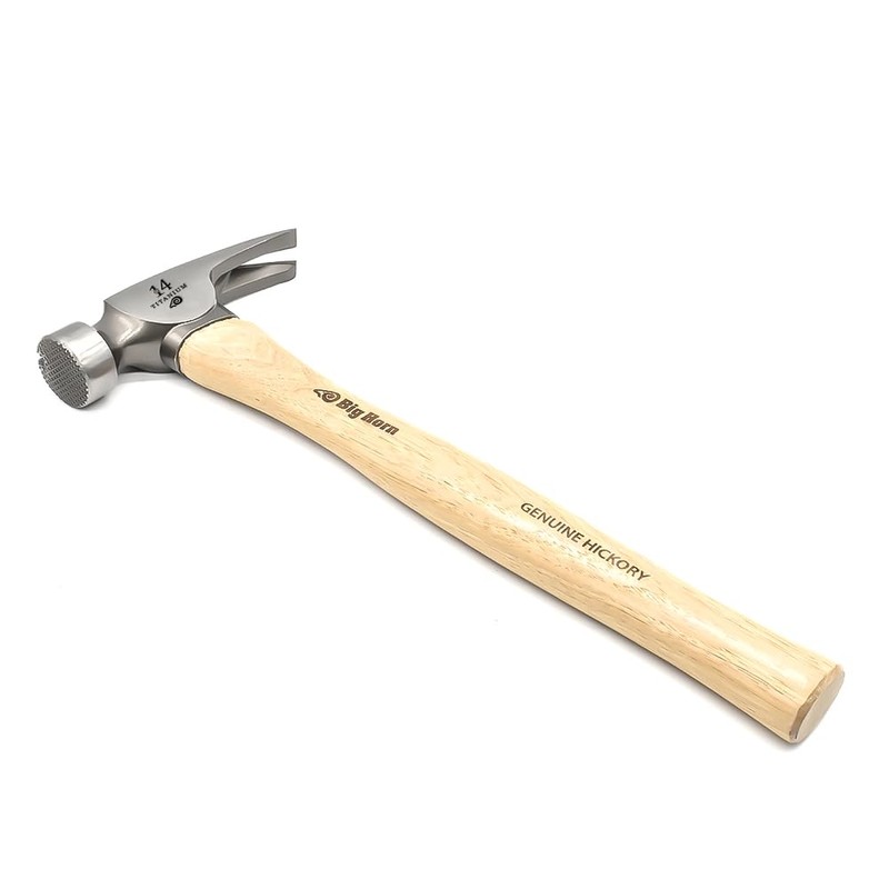 Big Horn 15150 14 Oz Tiger Titanium Hammer With Straight